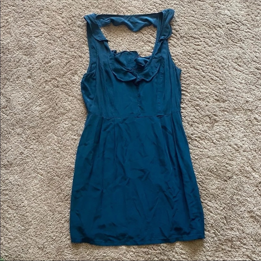 Kimchi Blue Navy Silk Dress